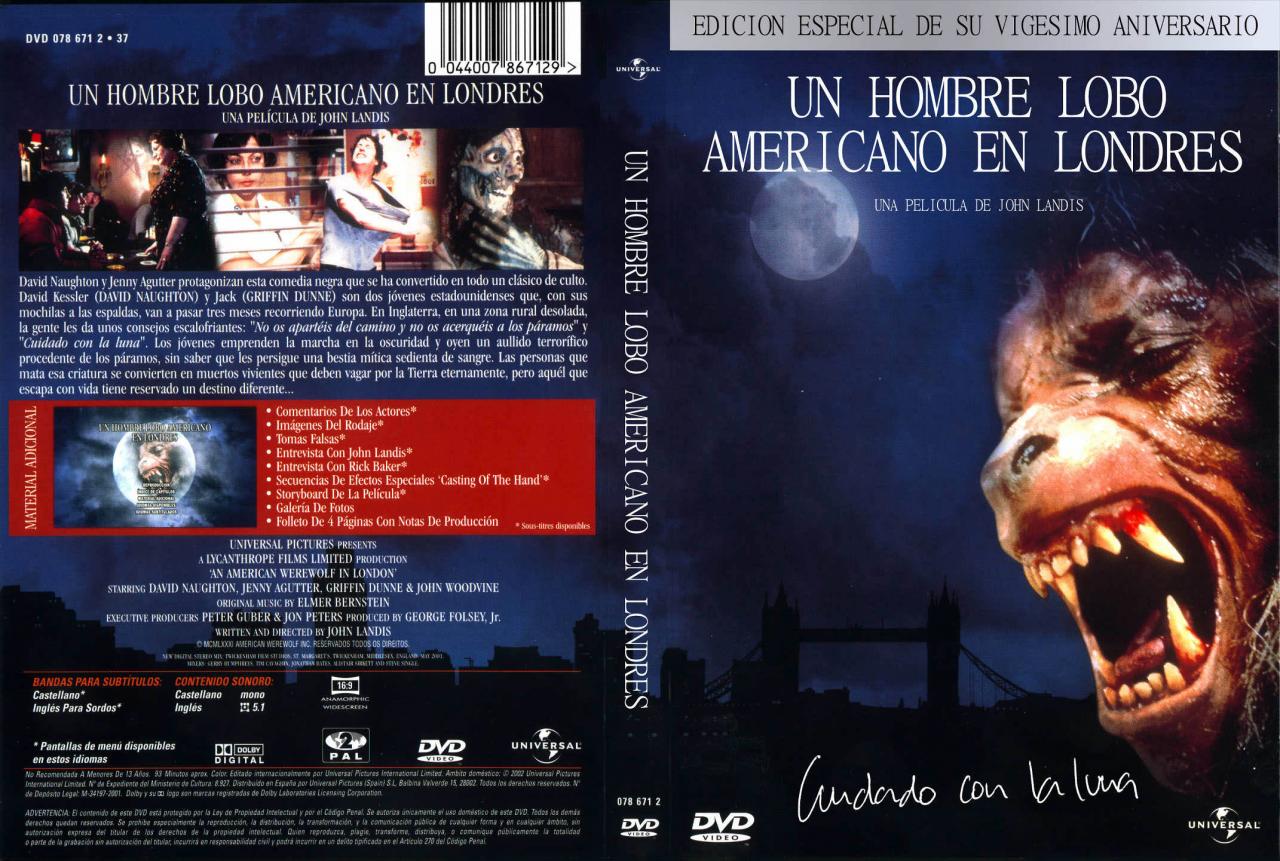Un hombre lobo americano en Londres