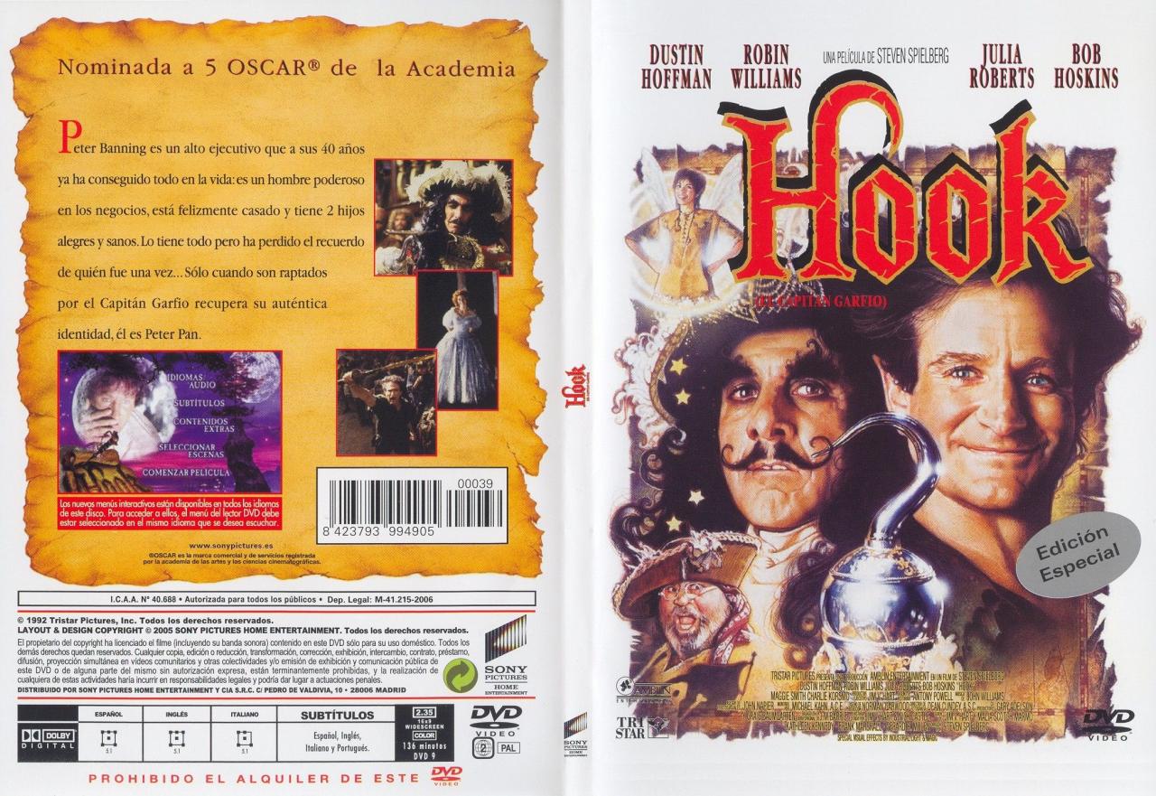 Hook, El regreso del Capitán Garfio
