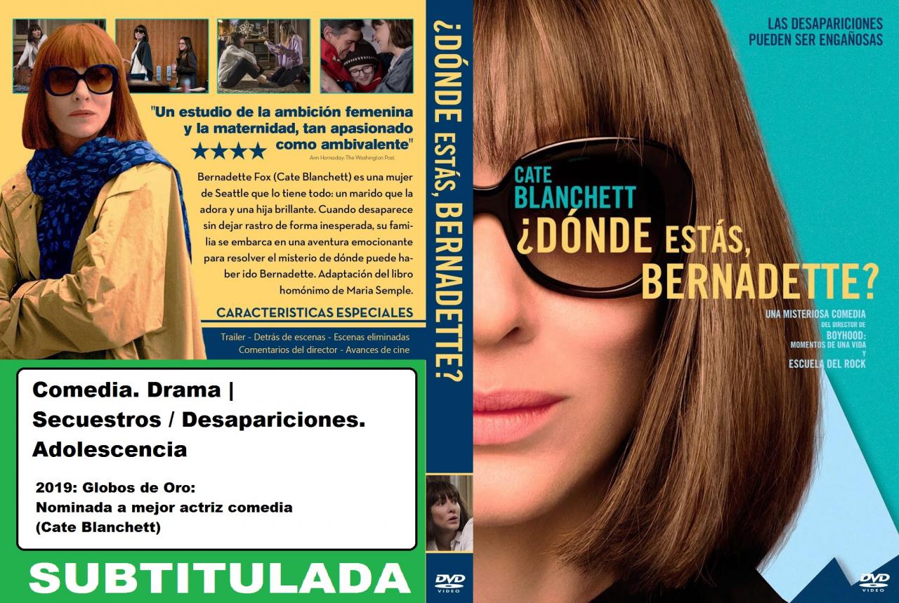 ¿Dónde estás, Bernadette?