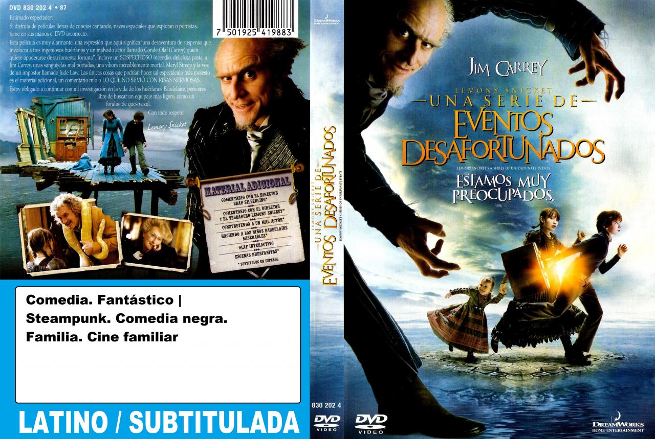 Lemony Snicket, una serie de eventos desafortunados