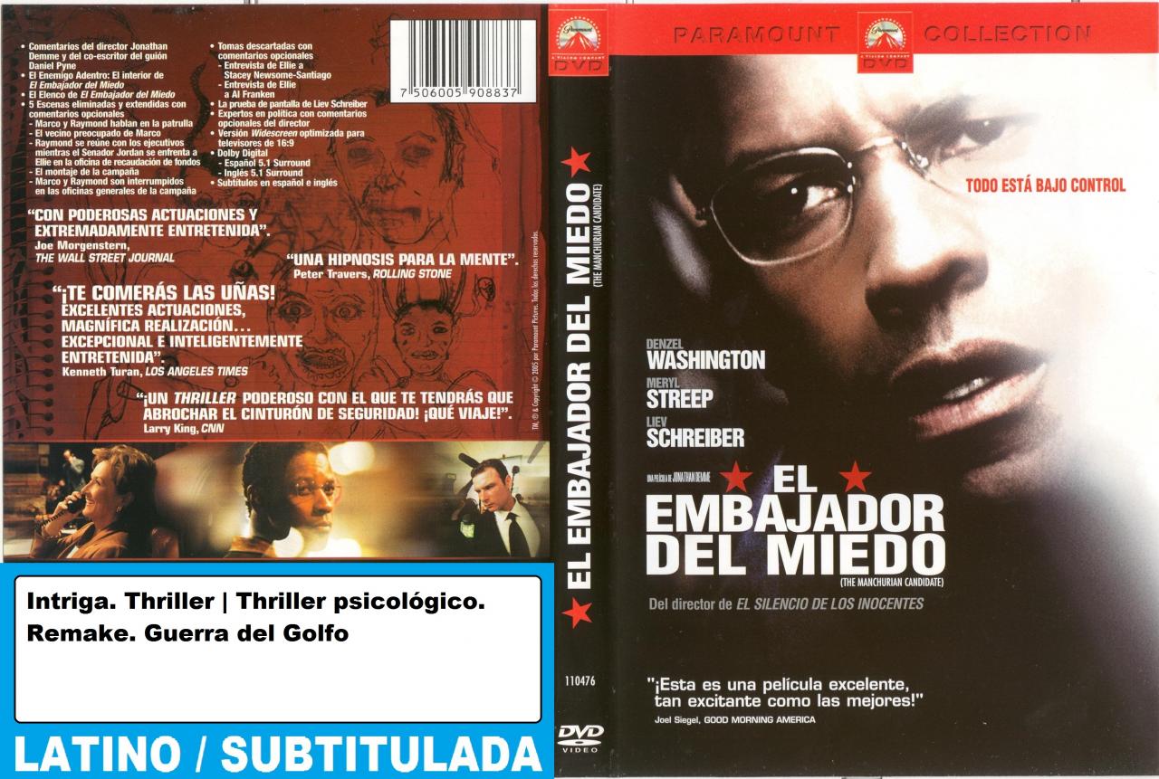 The Manchurian Candidate - El embajador del miedo