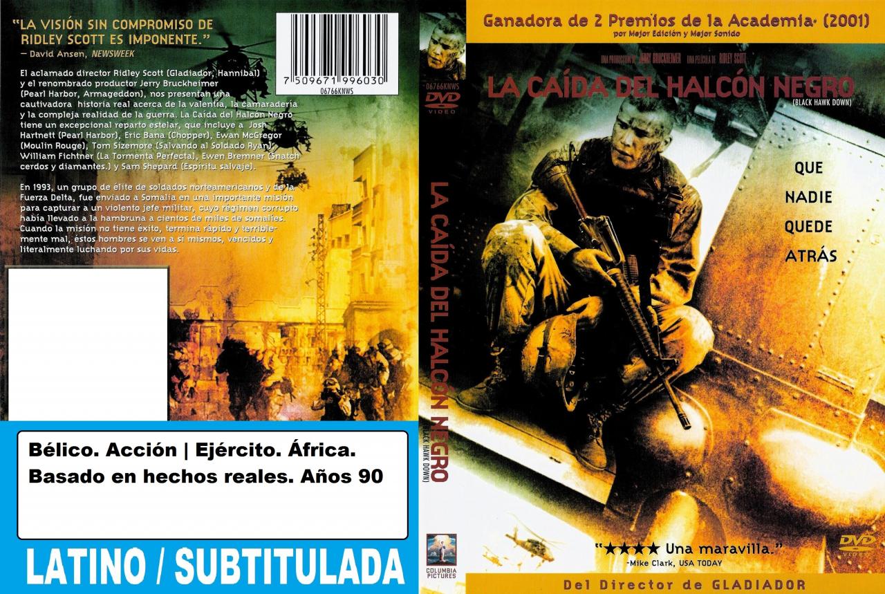 Black Hawk derribado / La caída del halcón negro