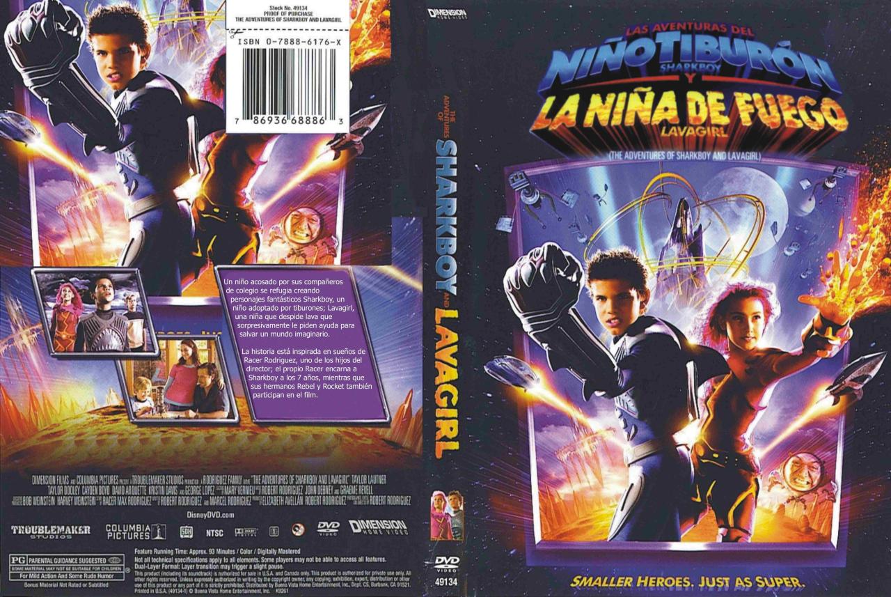 Las aventuras del niño tiburón y la niña de fuego