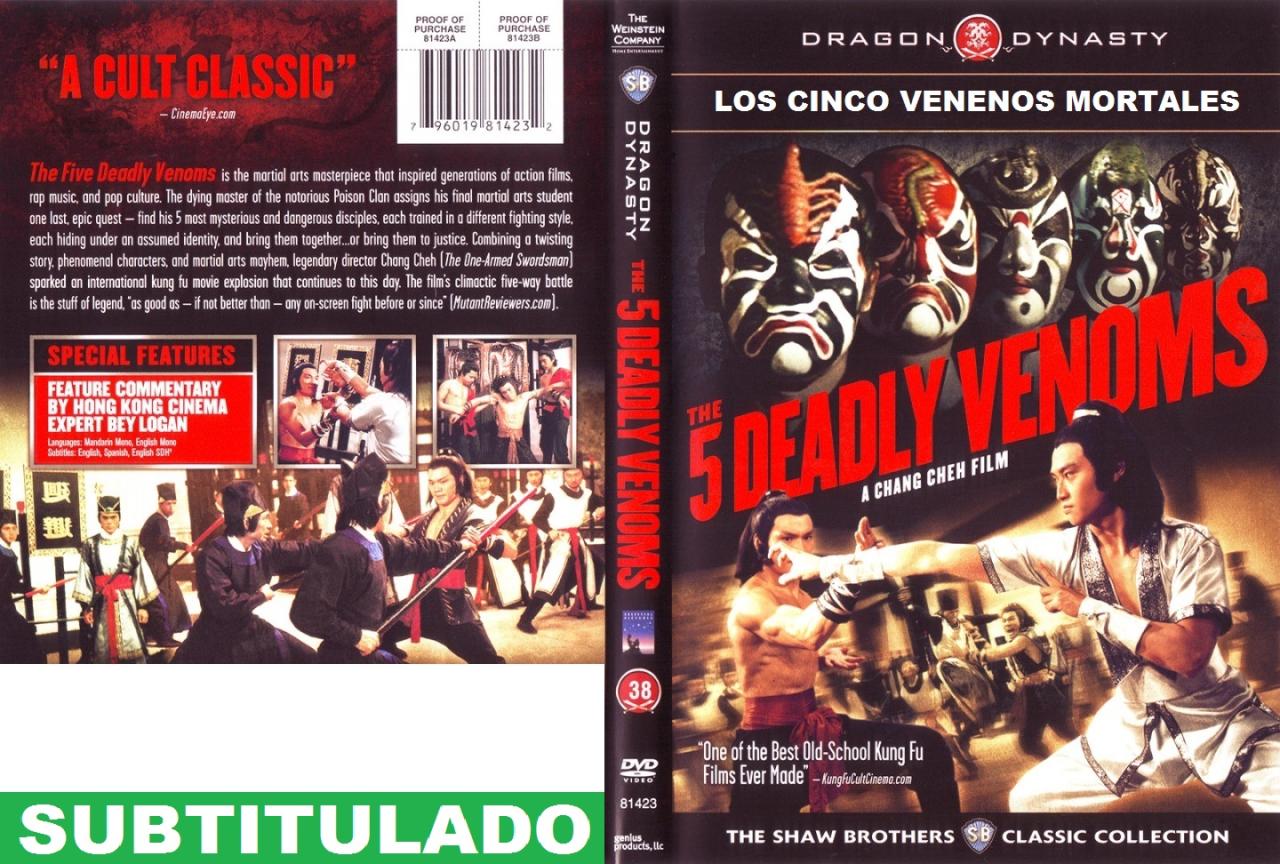 Los cinco venenos mortales