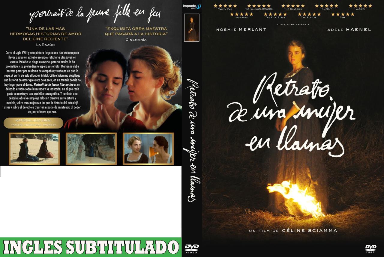 Retrato de una mujer en llamas