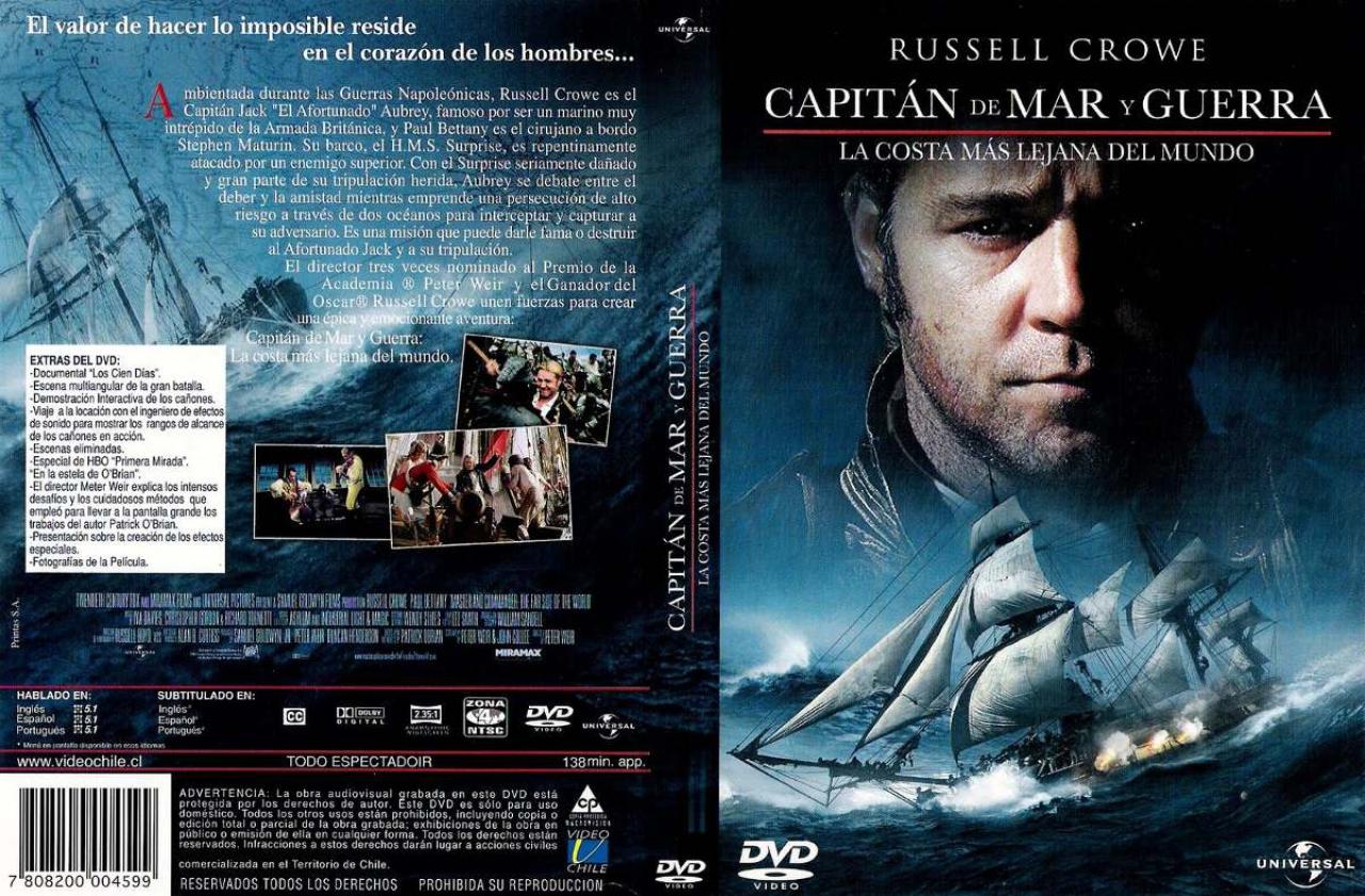 Capitán de mar y guerra: La costa más lejana del mundo