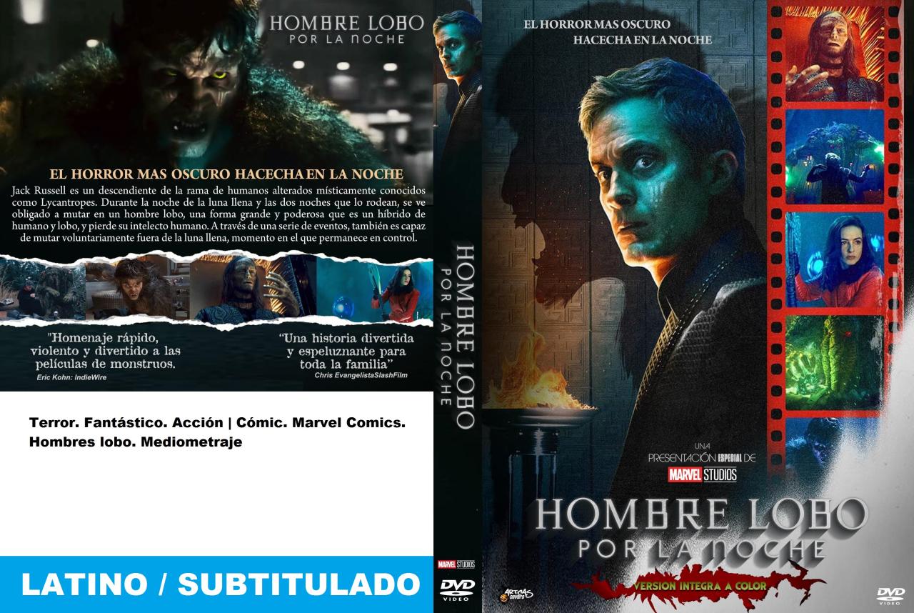 Hombre lobo por la noche (EN COLORES)